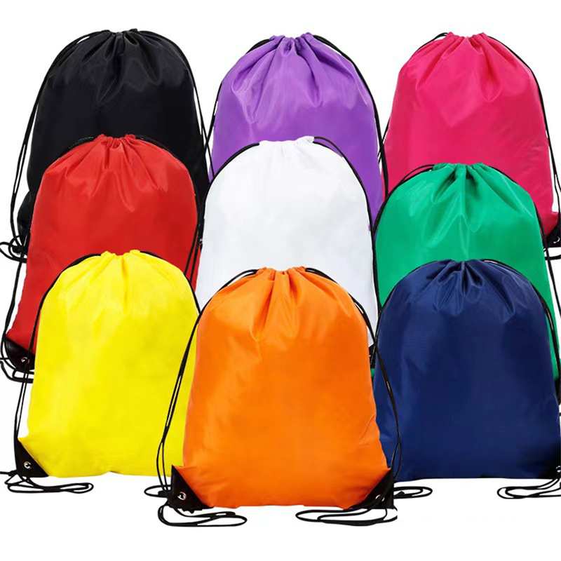 Luxury Yoga Bags - 1pc Drawstring Backpack Bag with Reflective