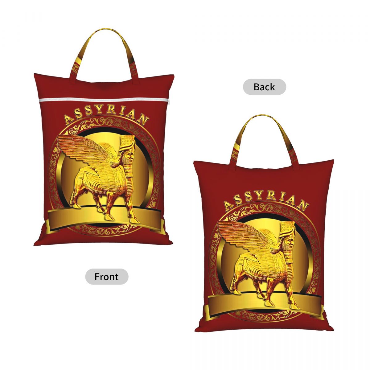 Luxury Yoga Bags - Luxury Assyrian Suryoyo Flag Travel Laundry