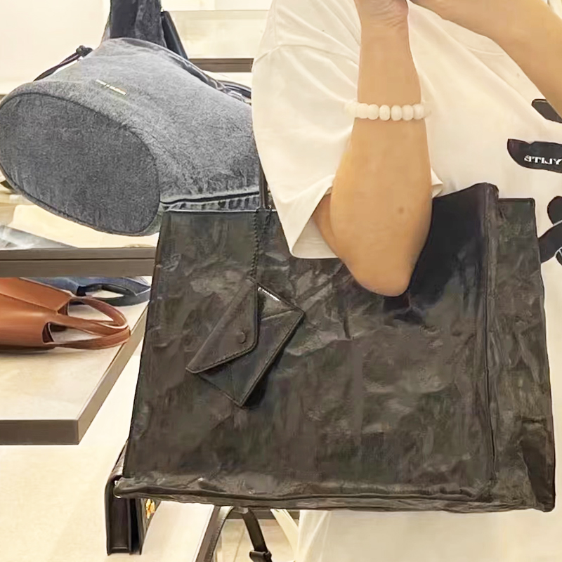 Korean Casual Kraft Paper Tote - Luxury Bags Reseller recension och pris