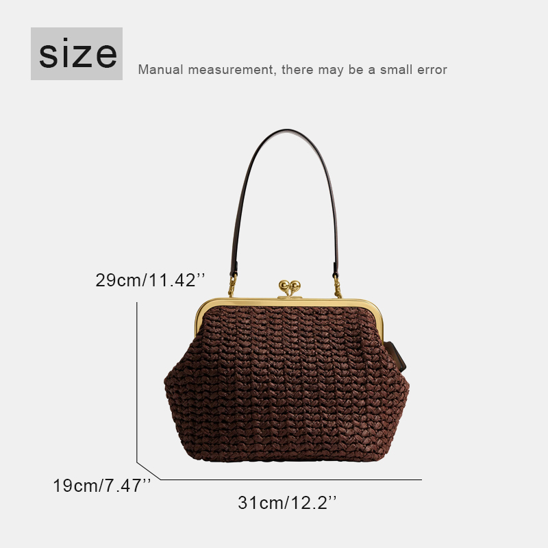Hand-Woven Kisslock Frame Shou - Luxury Bags Reseller recension och pris
