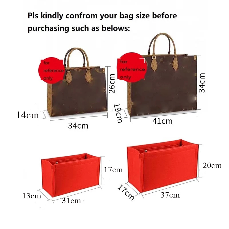 Felt Cloth Insert Bag Fits BOO - Luxury Bags Gucci recension och pris