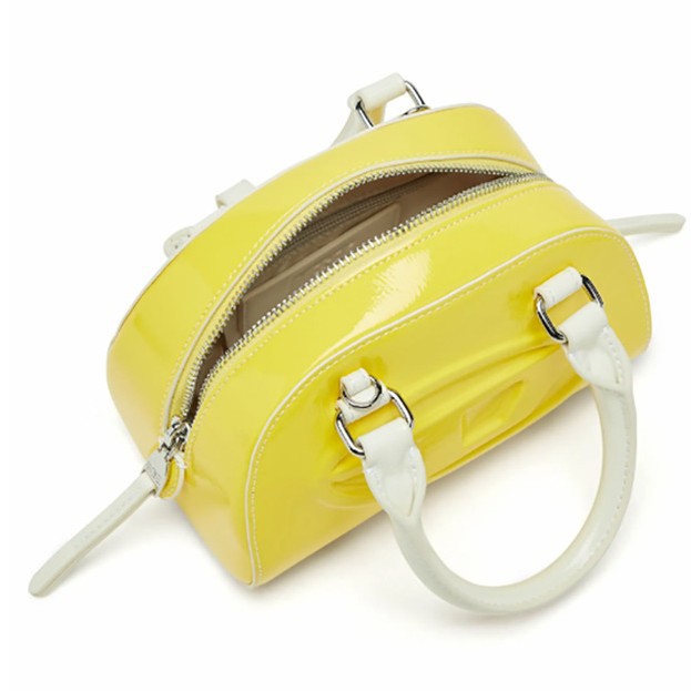 Bright Yellow Shiny Patent PU  - Top Handle Patent Bag recension och pris