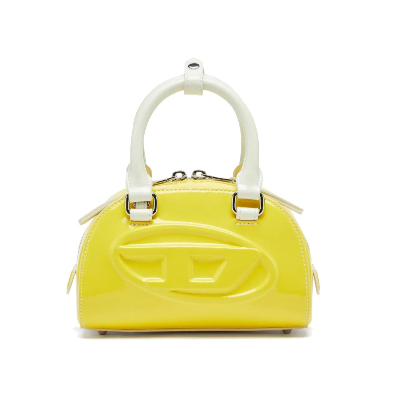 Bright Yellow Shiny Patent PU  - Top Handle Patent Bag recension och pris