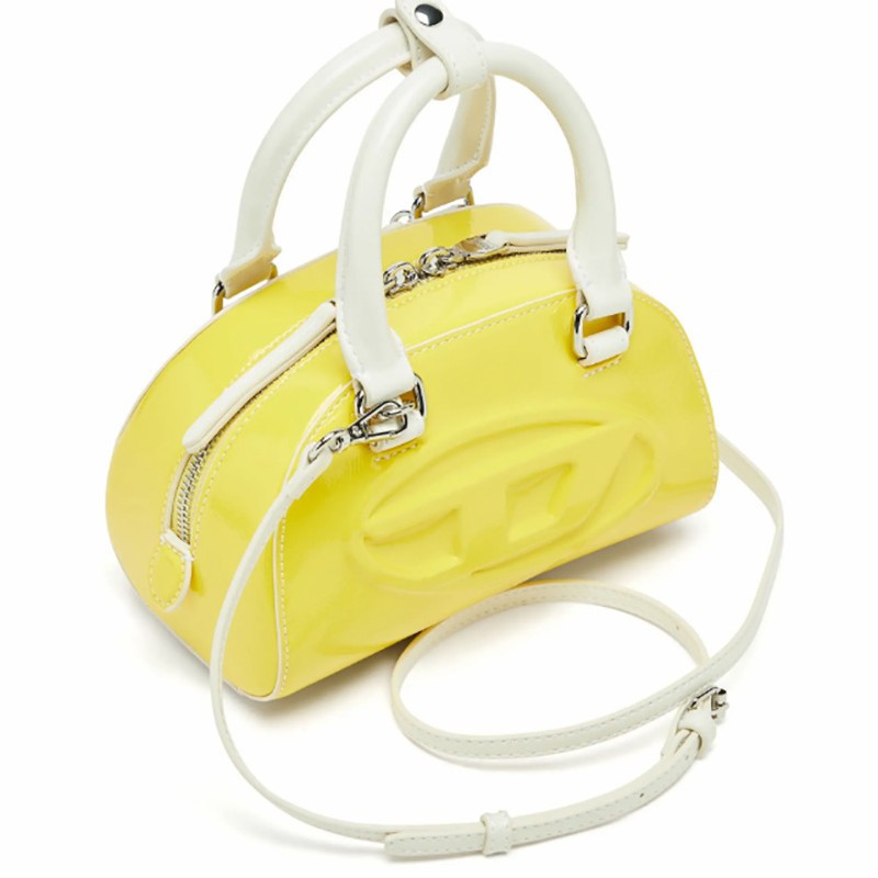 Bright Yellow Shiny Patent PU  - Top Handle Patent Bag recension och pris