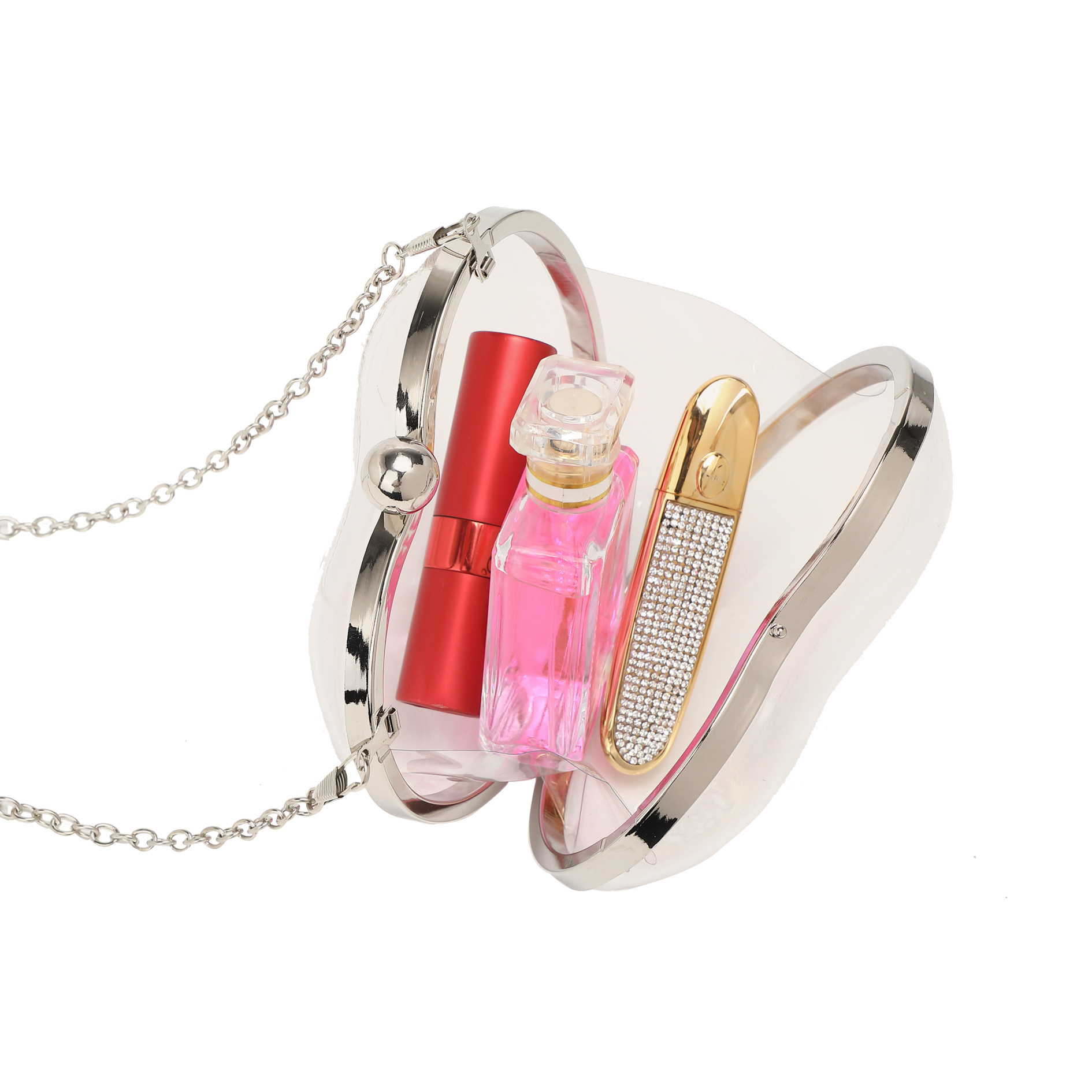 Dinner Acrylic Mini Love Clutc - Chain Crossbody Quilted recension och pris
