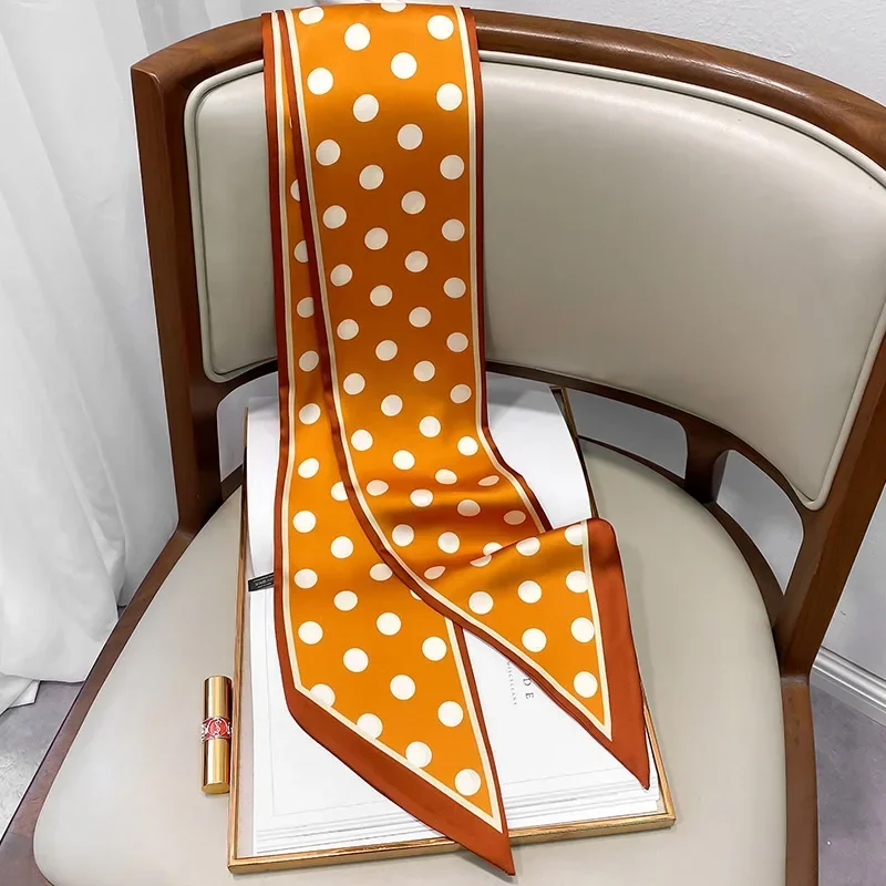 Design Print Skinny Scarf Plai - Luxury Bags Design recension och pris