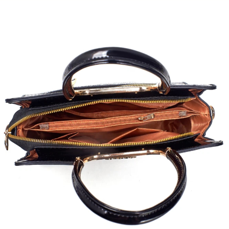 2-piece women's matching bag s - Top Handle Patent Bag recension och pris