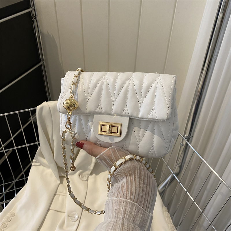 Women Quilted PU Crossbody Bag - Chain Crossbody Quilted recension och pris