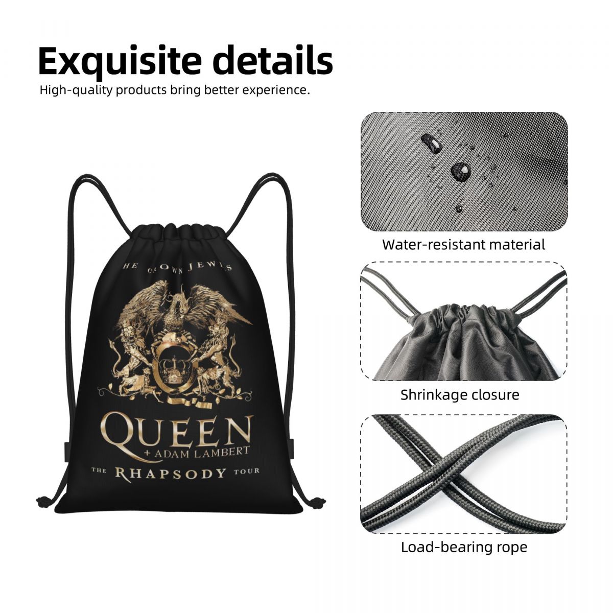 Custom Freddie Mercury Crown D - Luxury Yoga Bags recension och pris