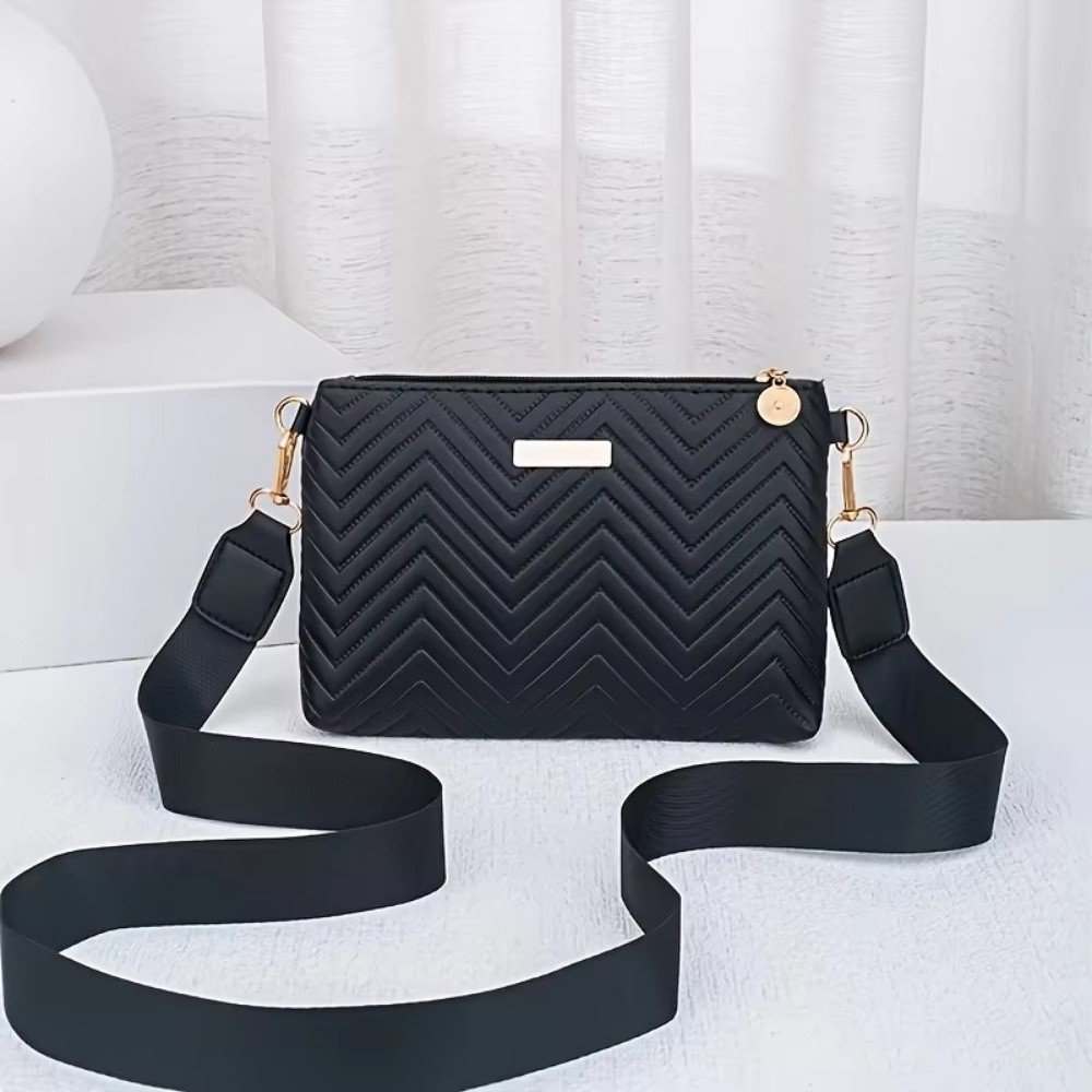 Minimalist Quilted Chain Cross - Chain Crossbody Quilted recension och pris