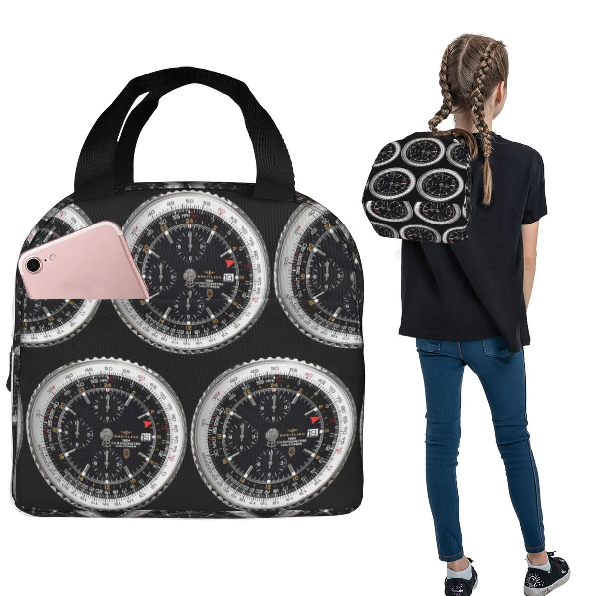 Luxury Watch Face Insulated Lu - Luxury Bags For Kids recension och pris