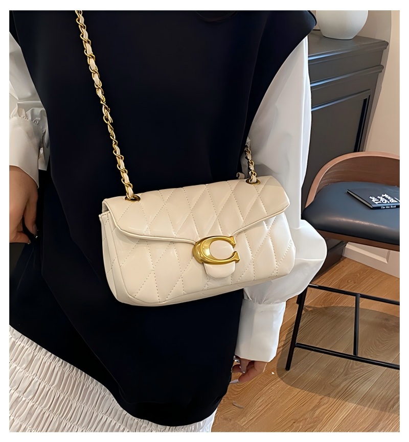 Women Quilted Leather Shoulder - Chain Crossbody Quilted recension och pris