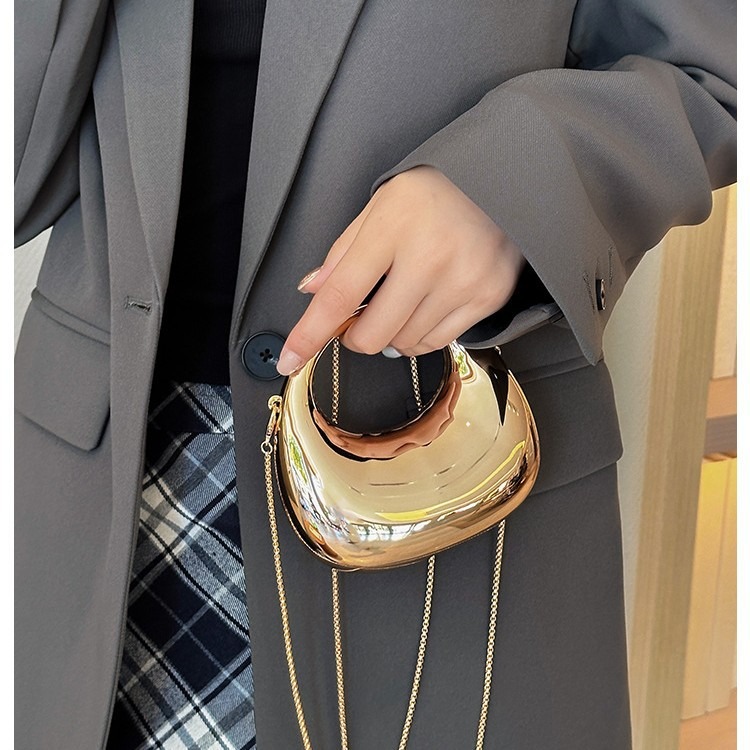 Mini Golden Evening Bag Purses - Luxury Bags Design recension och pris