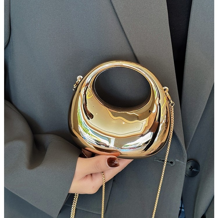 Mini Golden Evening Bag Purses - Luxury Bags Design recension och pris
