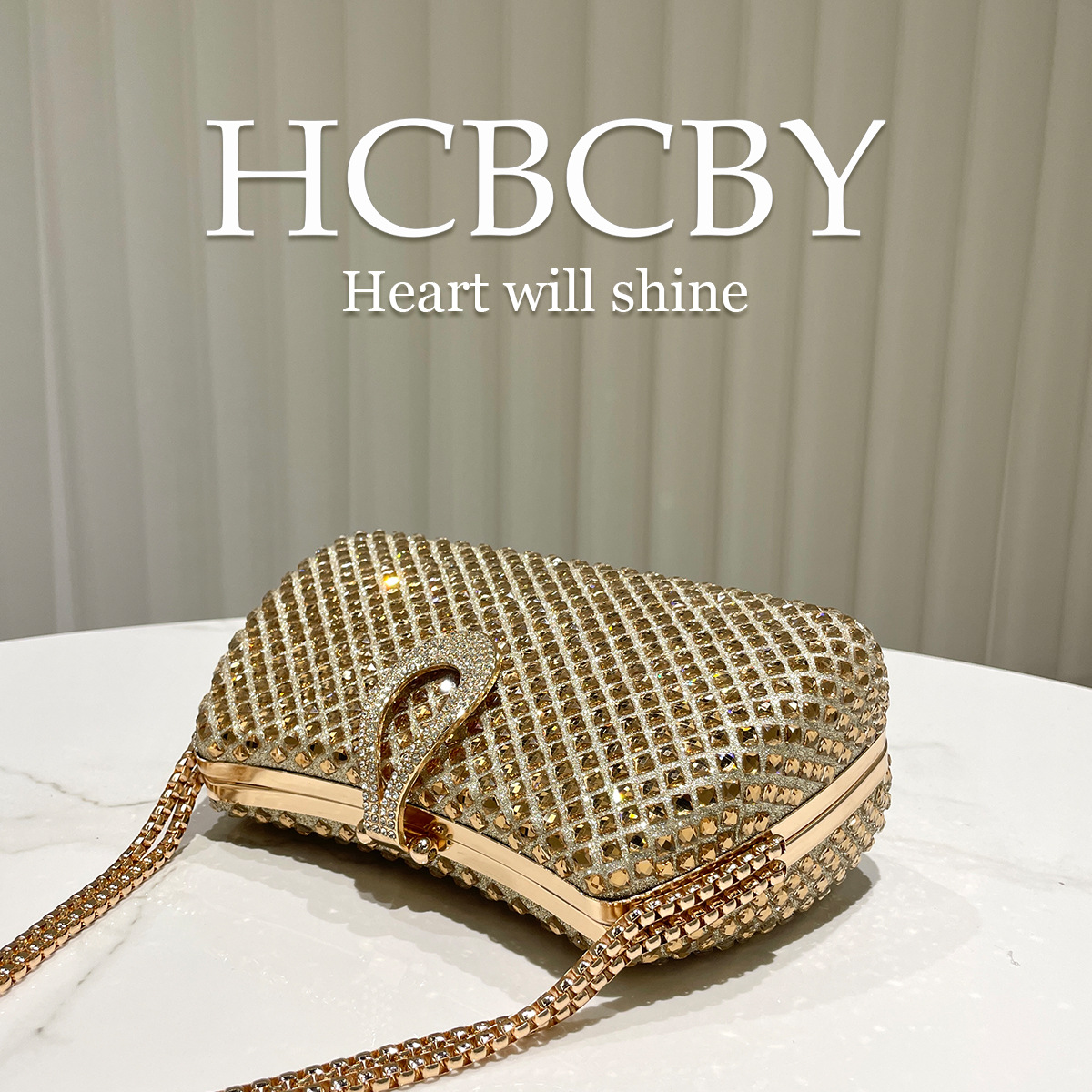 Gold sparkling luxury full dia - Luxury Bags Gold recension och pris