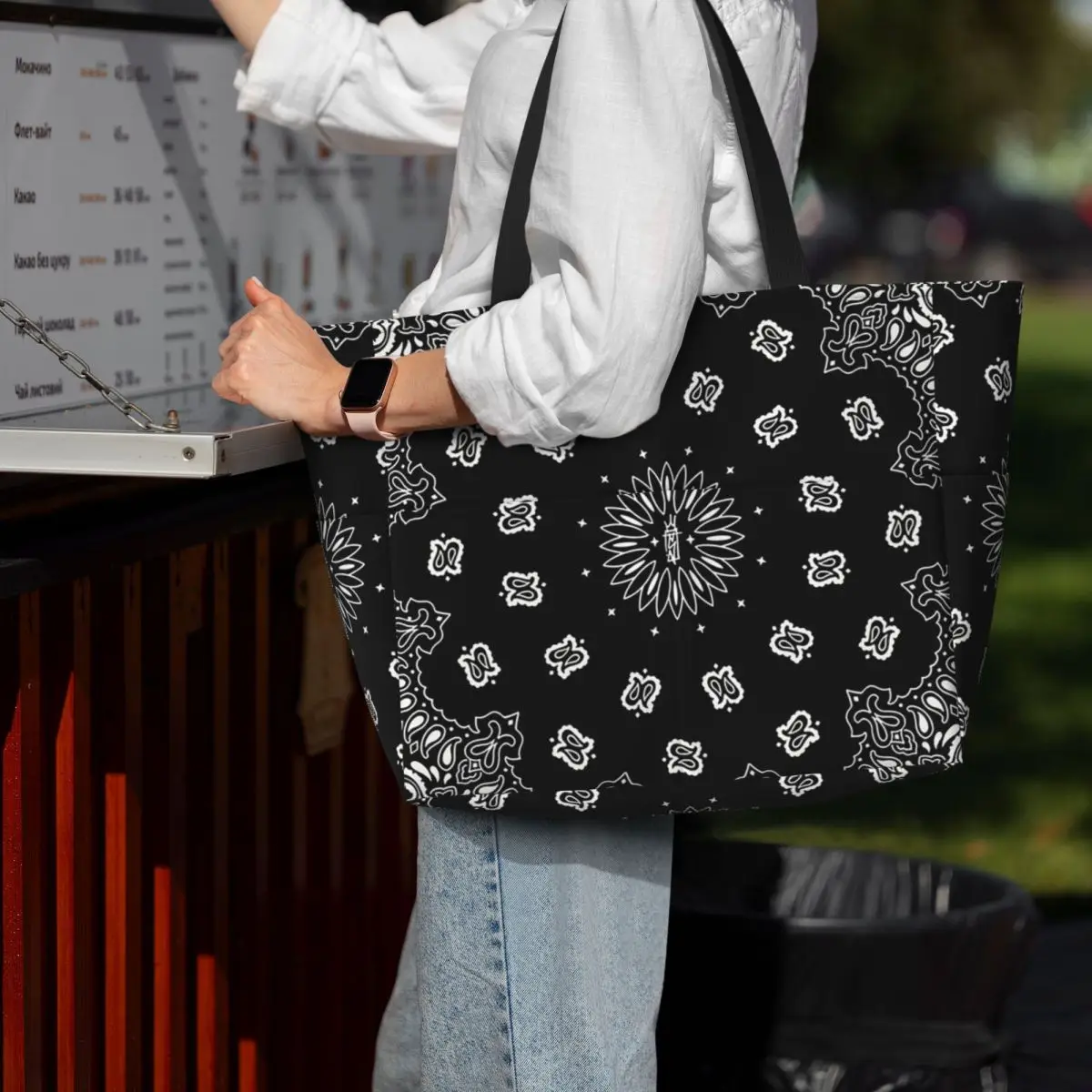 Bandana Custom Beach Tote Bag  - Luxury Yoga Bags recension och pris