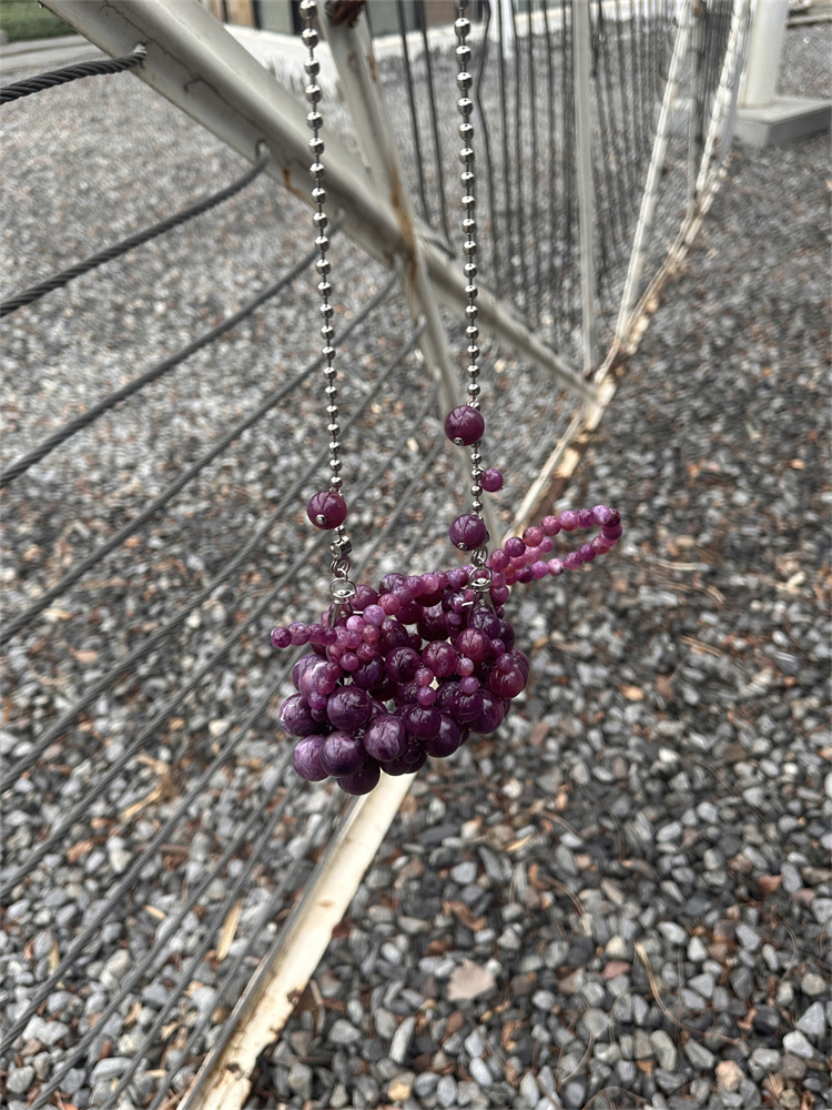 Girls Mini Purple Beaded  Clut - Luxury Bags Girls recension och pris