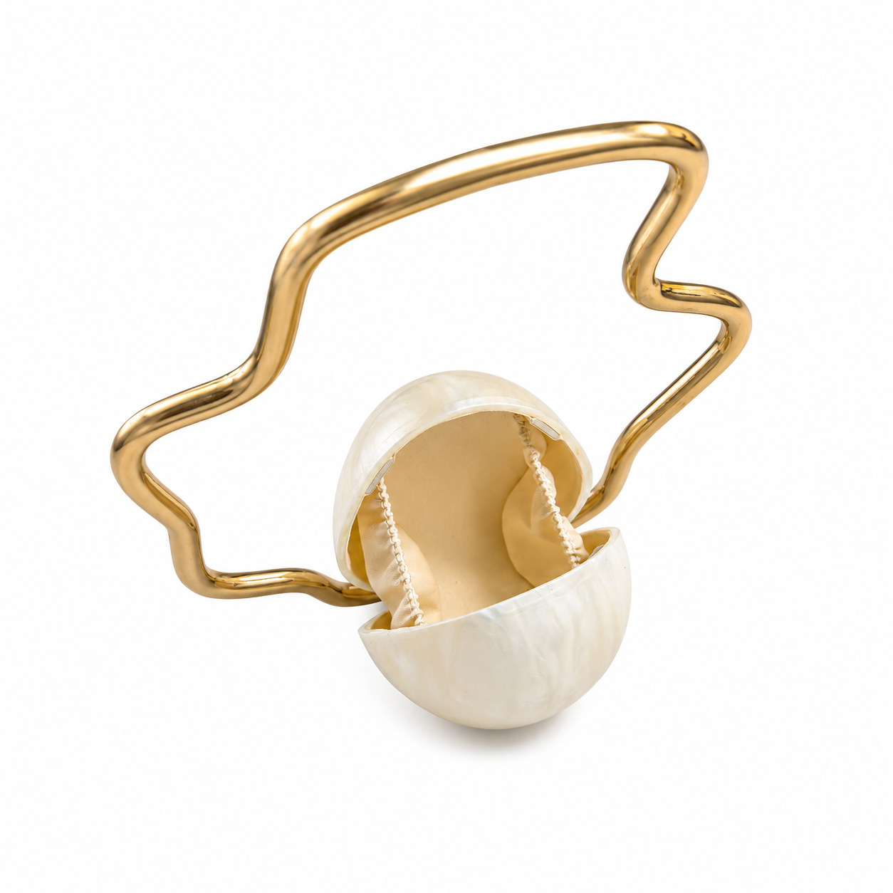 Women mini Acrylic Egg Bag Cut - Luxury Bags Reseller recension och pris