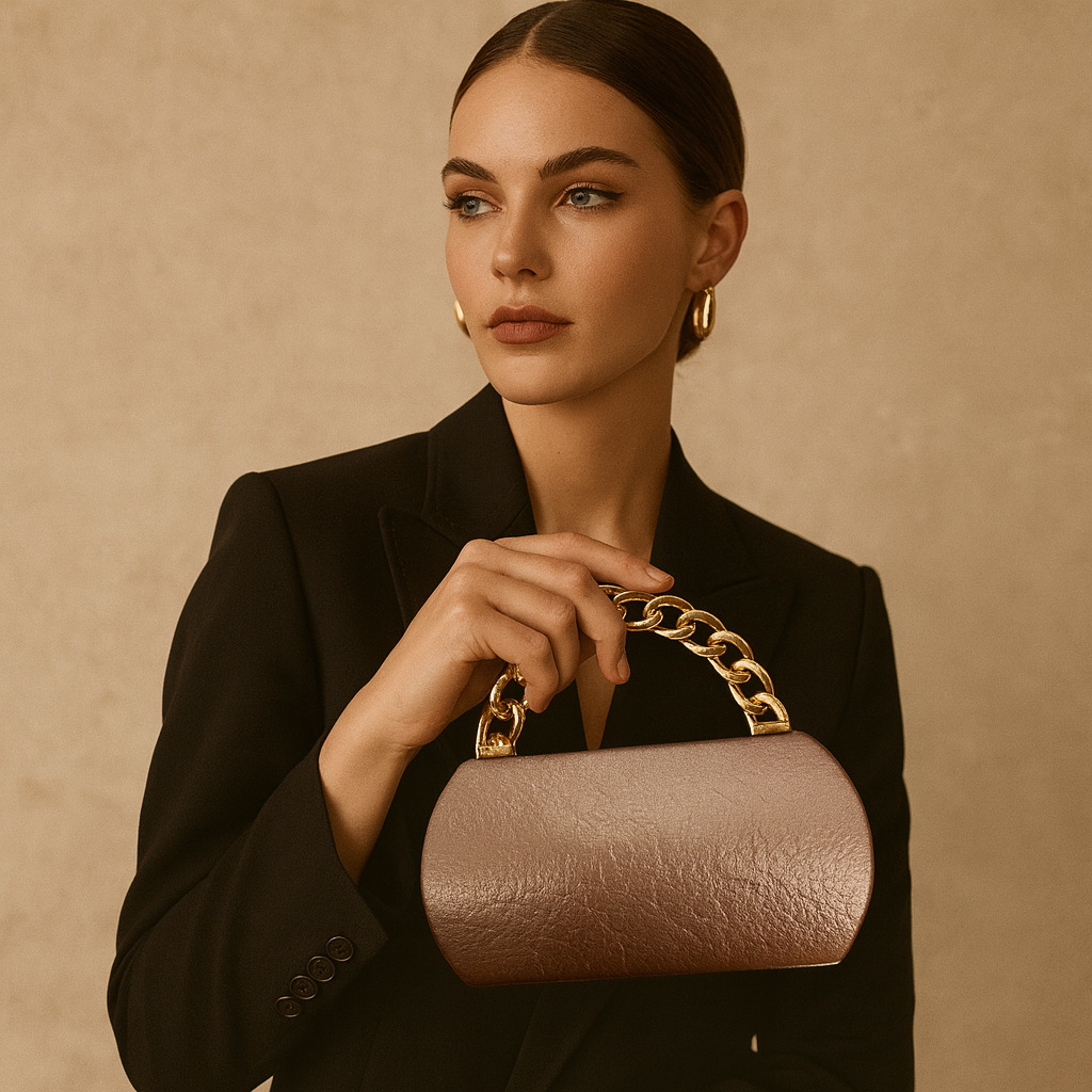 Luxury Gold Metal Buckle Box C - Luxury Bags Gold recension och pris