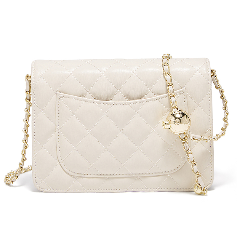 FOXER 2026 Women White Quilted - Chain Crossbody Quilted recension och pris