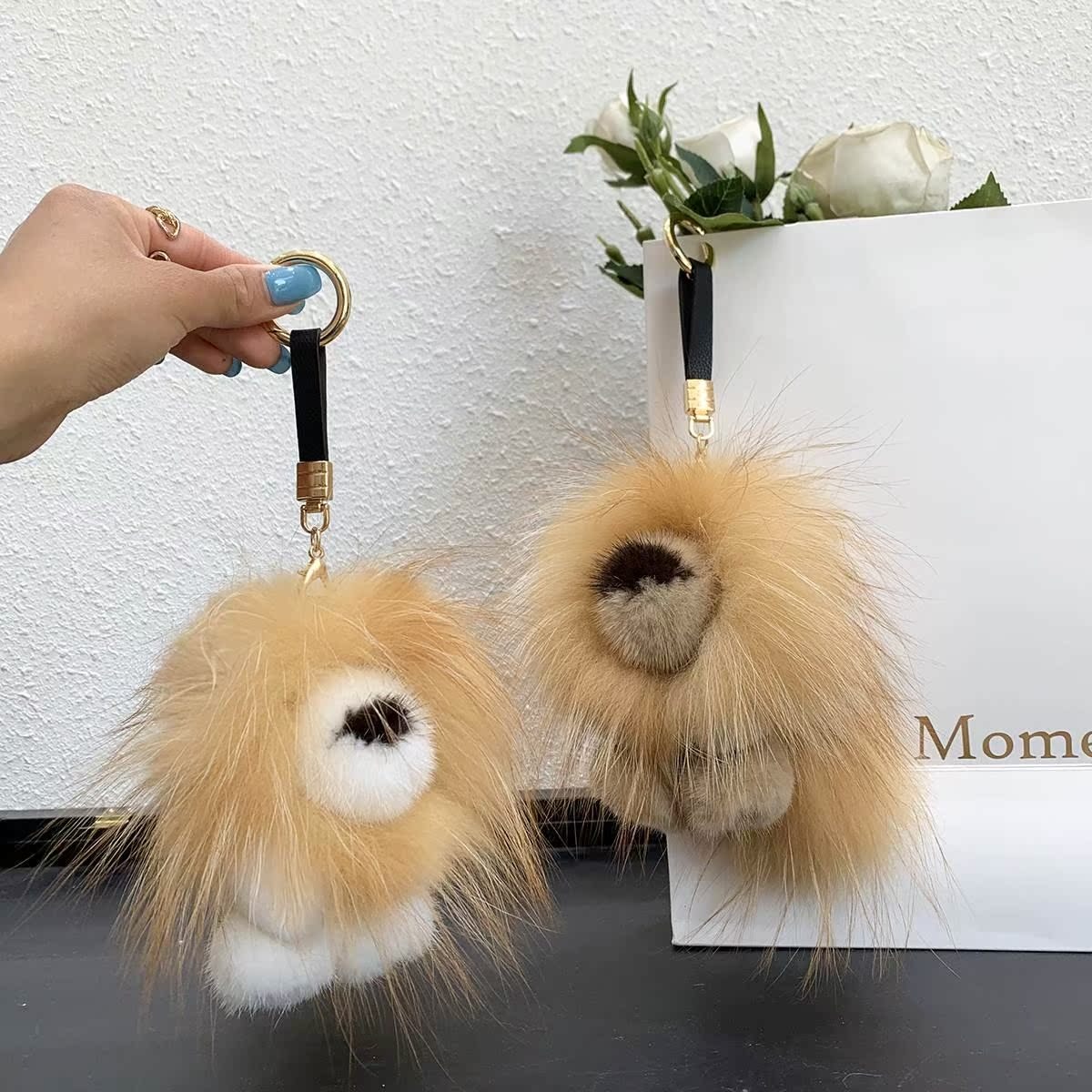Luxury Real Mink Fur Lion Pend - Luxury Bags For Kids recension och pris
