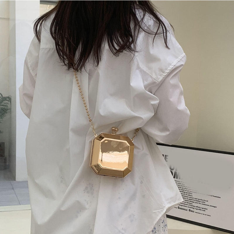 Mini Luxury Gold Party Evening - Luxury Bags Gold recension och pris
