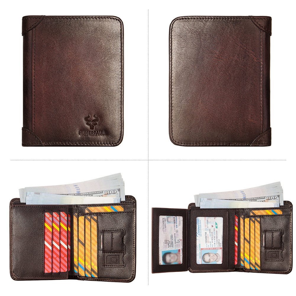 Genuine Leather Mens Wallet RF - Luxury Bags Photos recension och pris
