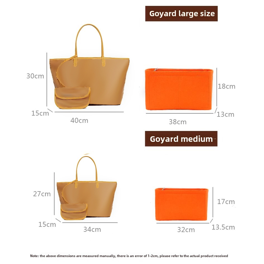Felt Insert Bag Cosmetic Organ - Luxury Bags Goyard recension och pris