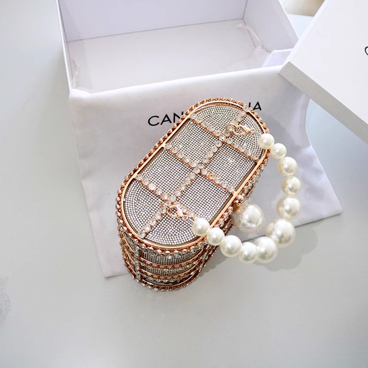 High Quality Glitter Women Han - Luxury Bags Gold recension och pris