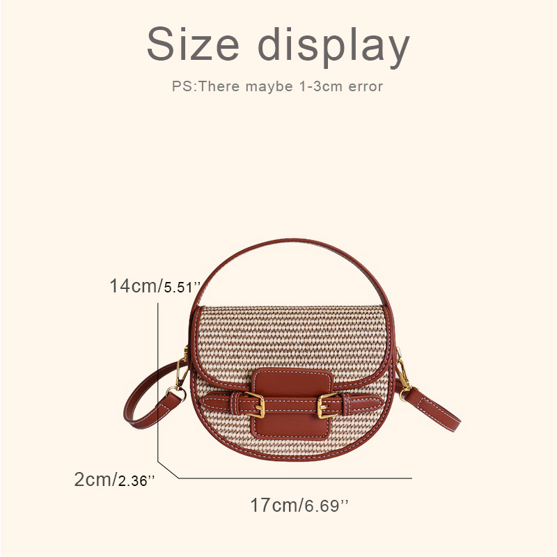 England Style Mini Straw Saddl - Luxury Bags Design recension och pris