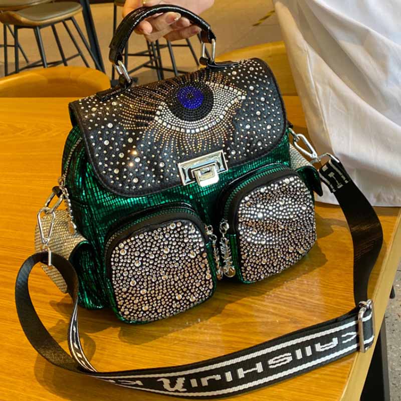 Fashion Women Backpack Big Cap - Luxury Bags Girls recension och pris