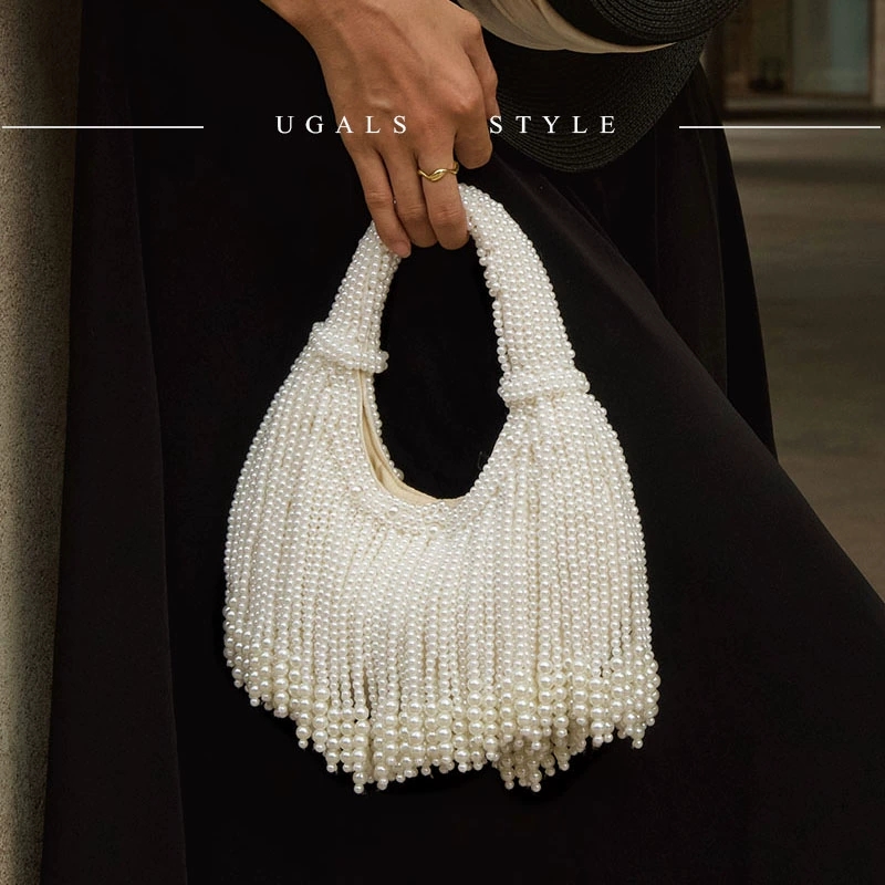 Design Handle Pearl Evening Cl - Luxury Bags Reseller recension och pris