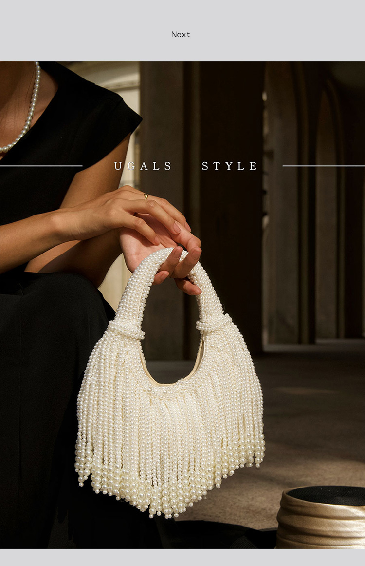 Design Handle Pearl Evening Cl - Luxury Bags Reseller recension och pris