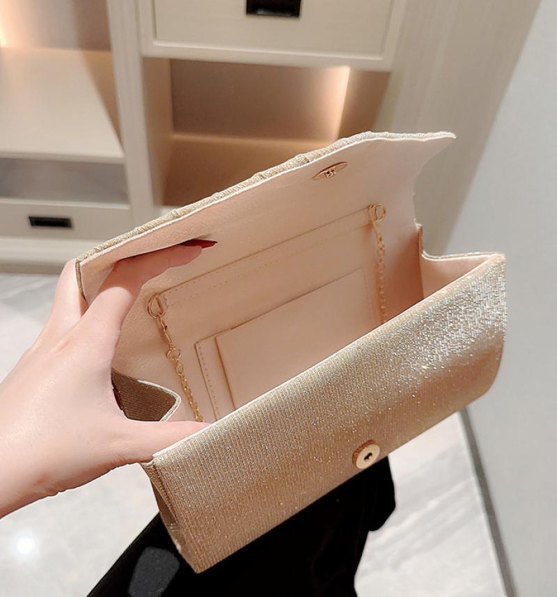 Lady Champagne Gold Color Luxu - Luxury Bags Gold recension och pris