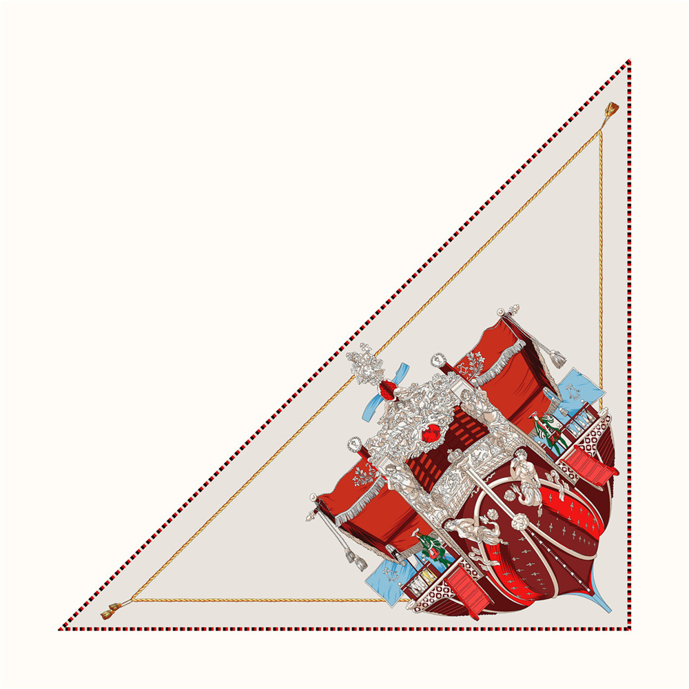 Triangle Shape Silk Twill Scar - Luxury Bags La recension och pris