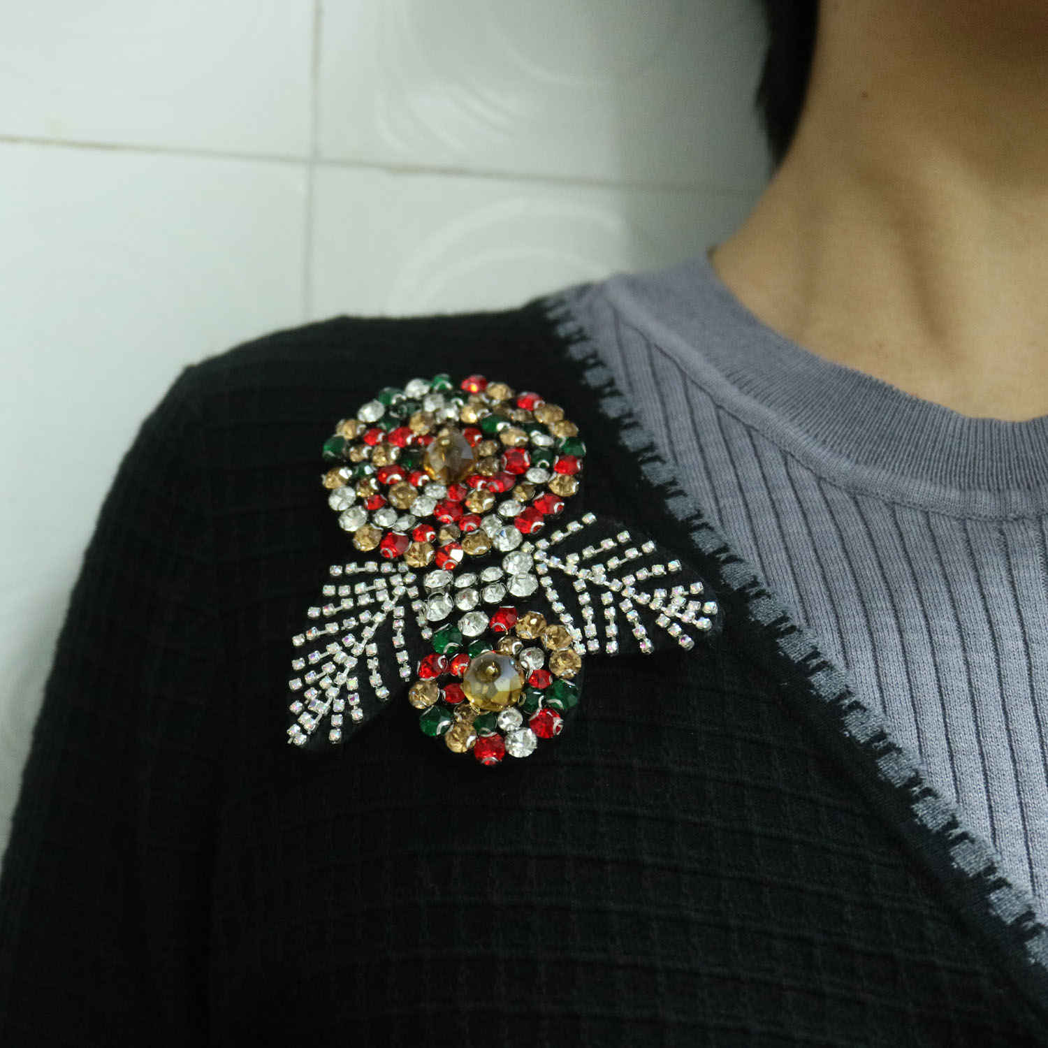 2pc/lot Luxury Rhinstone Patch - Luxury Bags Photos recension och pris