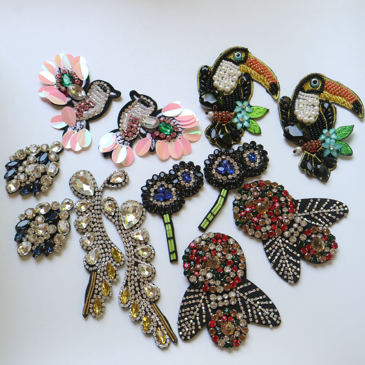 2pc/lot Luxury Rhinstone Patch - Luxury Bags Photos recension och pris