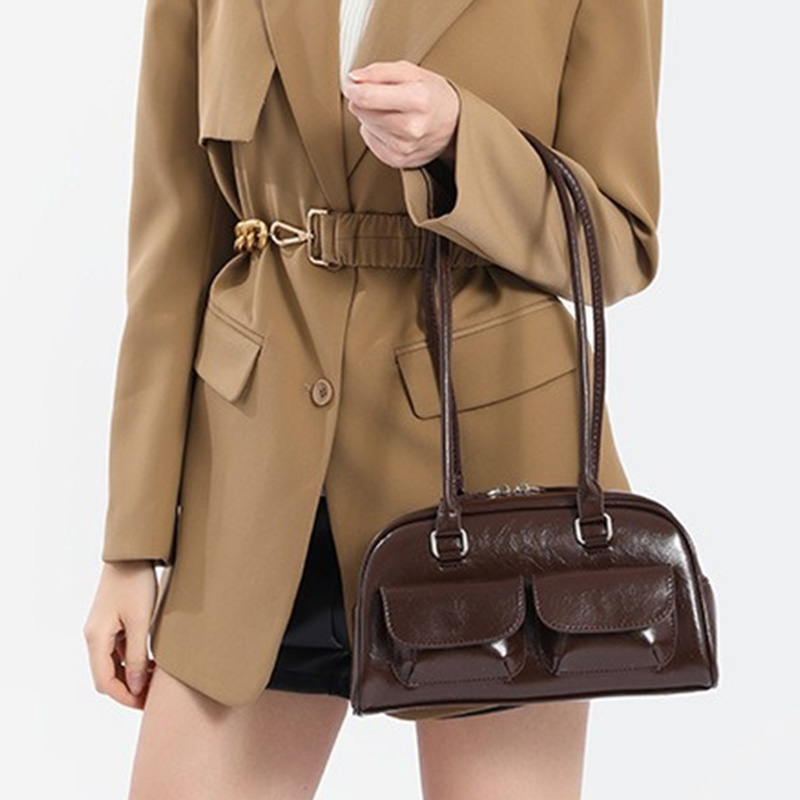 Lady Casual Versatile Solid Sh - Luxury Bags Girls recension och pris